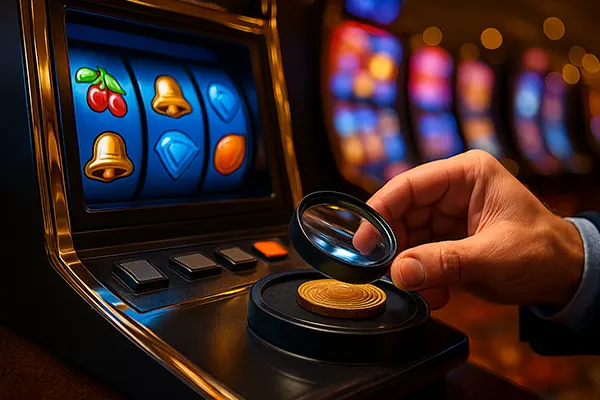 Slot machine transparency