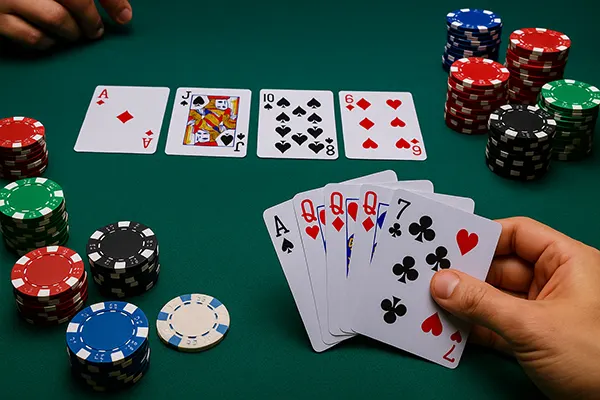 PLO5 hand strategy