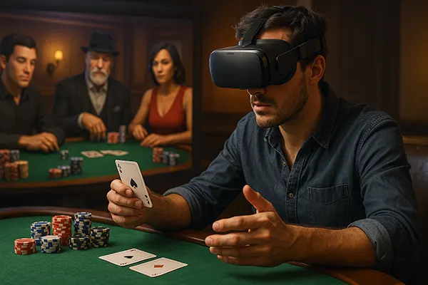 Virtual poker session