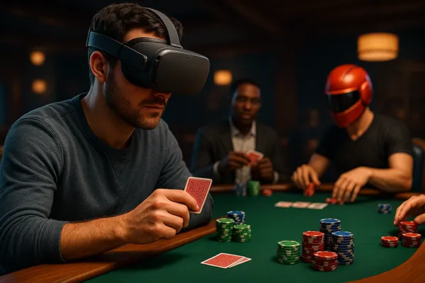 Virtual poker session